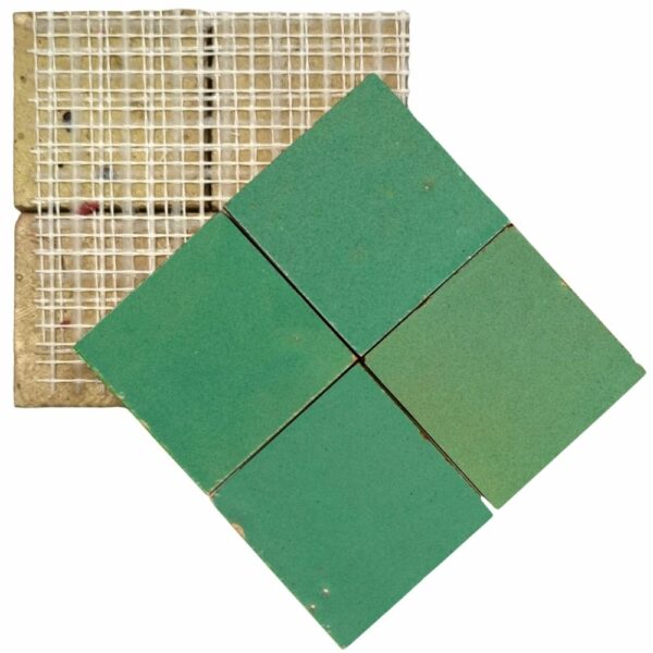 Echantillon Terre De Zellige 10x10 Cm Couleur 15 Vert d'Eau W4384