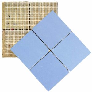 Echantillon Terre De Zellige 10X10 Cm Couleur 34 Bleu Azur W4344