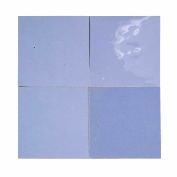 W4038 Carreau Terre De Zellige Vrac 10X10Cm 34 Bleu Azur (2)