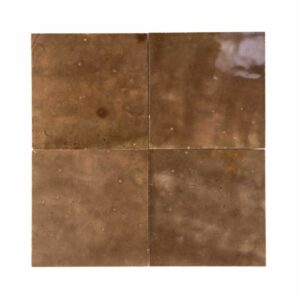 W4242 Carreau Terre De Zellige Vrac 10X10Cm 43 Taupe